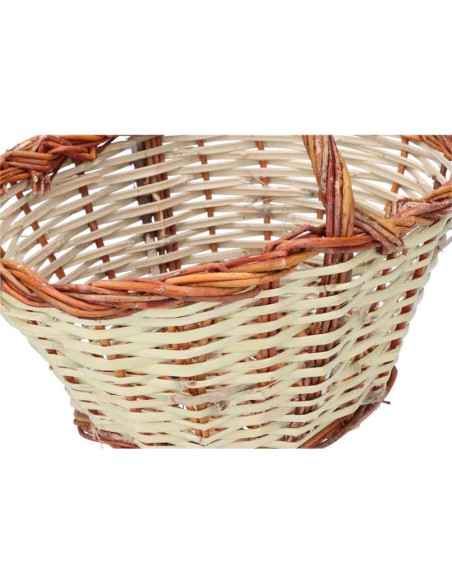 Cesta caña 30x22x15cm altura con asa 23cm