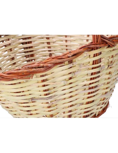 Cesta caña 44x31x22cm altura con asa 34cm