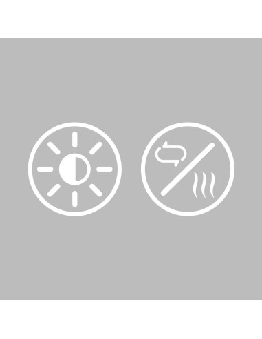 Espejo redondo con led 20 w 60 cm