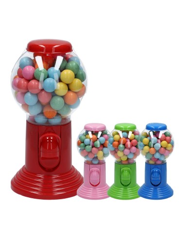 Máquina dispensadora de chicles xl, 270g, surtido 4 colores