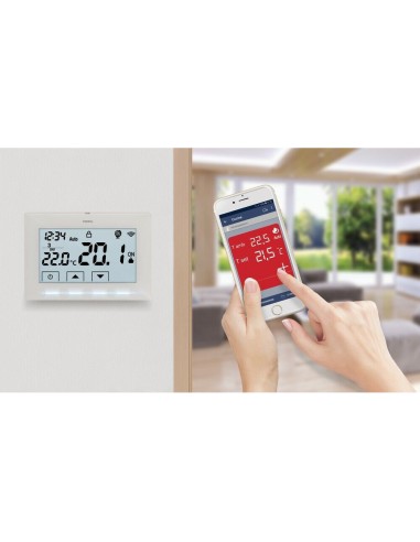 Cronotermostato wifi a 230v blanco 1tx...