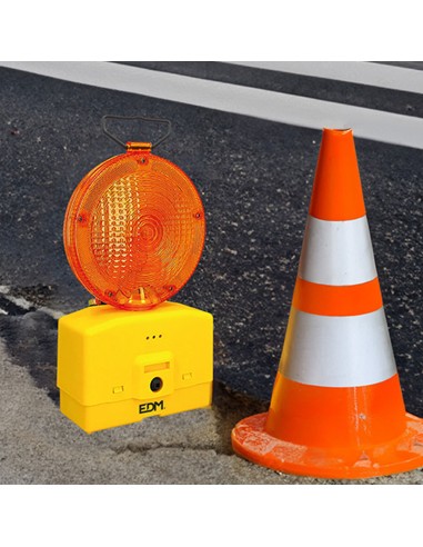 Baliza de señalización led para obras