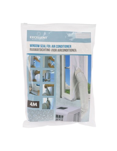 Sellador de ventana para aire acondicionado 4 m