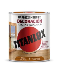 Barniz sintético decoración nogal satinado 250ml titanlux m11100314