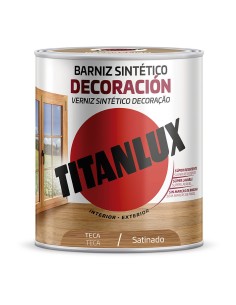 Barniz sintético decoración teca satinado 250ml titanlux m11100914