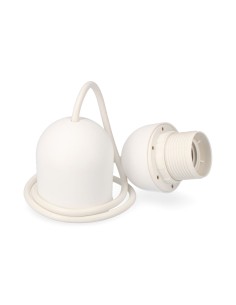 Conjunto colgante blanco e27 longitud 80cm (envasado)