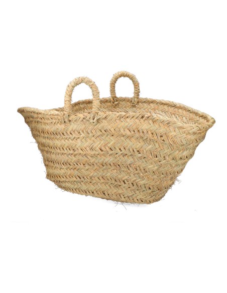 Cesta para leñero de esparto 60x35x45cm oval