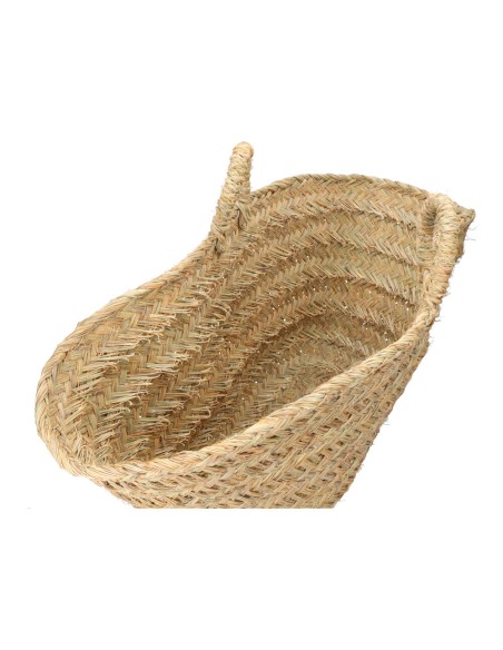 Cesta para leñero de esparto 60x35x45cm oval