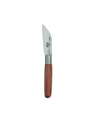 Navaja corte recto acero inoxidable nº 2, hoja 4 cm