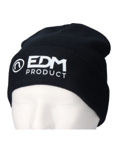 *merchandising* gorro de punto de invierno azul marino edm