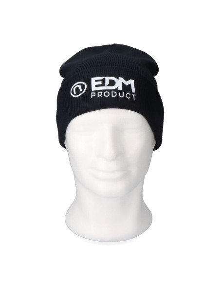 *merchandising* gorro de punto de invierno azul marino edm