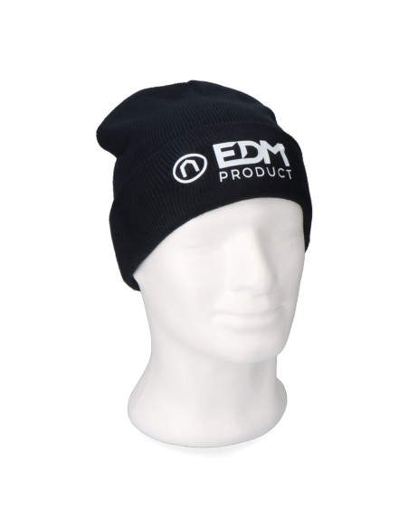 *merchandising* gorro de punto de invierno azul marino edm
