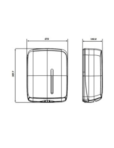 Dispensador zig-zag timeless negro jofel 2