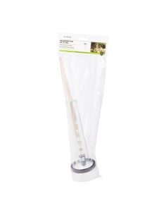 Pluviómetro con soporte de madera benson 2