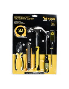 Set herramientas 6 unid. benson 2