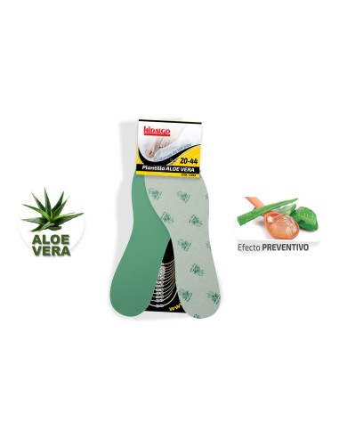 Plantilla para calzado aloe vera hidalgo