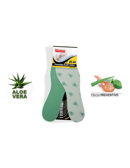 Plantilla para calzado aloe vera hidalgo