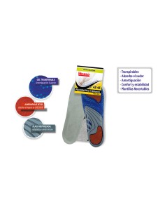 Plantilla para calzado plus silicona t: 42-46 hidalgo 2