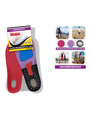 Plantilla para calzado multideportiva gel t:...