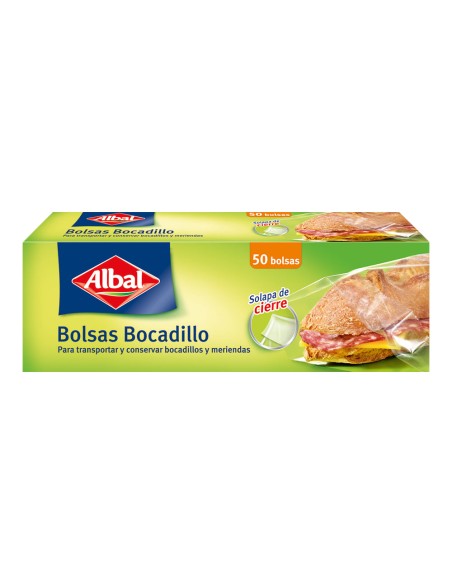 Bolsas bocadillo albal 50 uds
