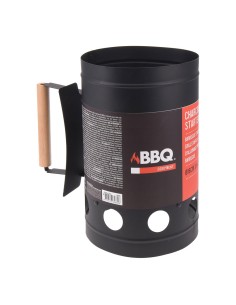 Arrancador para barbacoa zinc color negro 27cm