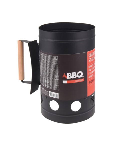 Arrancador para barbacoa zinc color negro 27cm
