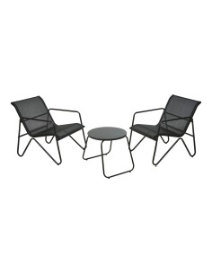 Conjunto jardin 3 piezas metal antracita