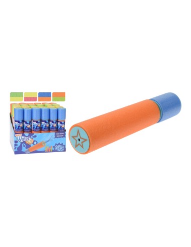 Tubo lanza agua 20cm colores surtidos