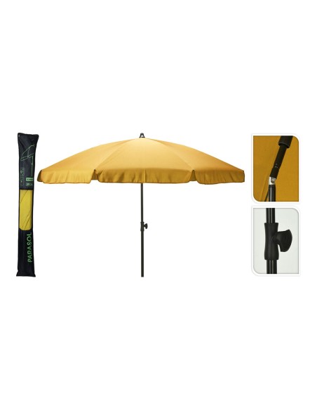 Parasol amarillo 200 cm