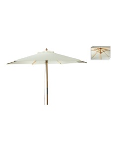 Parasol ø250 cm con mango de madera