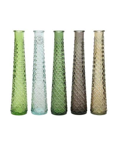 Jarrón de cristal 100% reciclado, 32cm, colores surtidos 869654