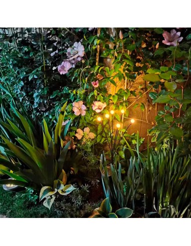 Estaca solar de luz fija para plantas y jardín....