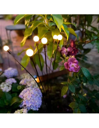 Estaca solar de luz fija para plantas y jardín....