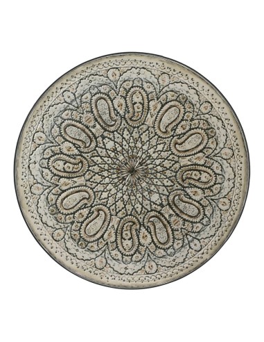 Silla metálica/mosaico bistro color negro para...