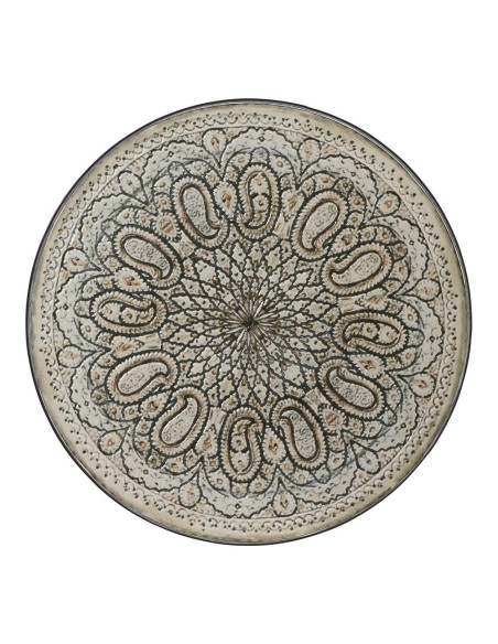 Silla metálica/mosaico bistro color negro para exterior 39 x 47 x 94 cm