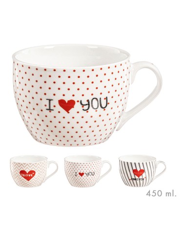 Tazón 495 ml san valentín modelos surtidos
