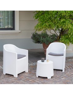 Conjunto jardin luna 3 piezas blanco 2