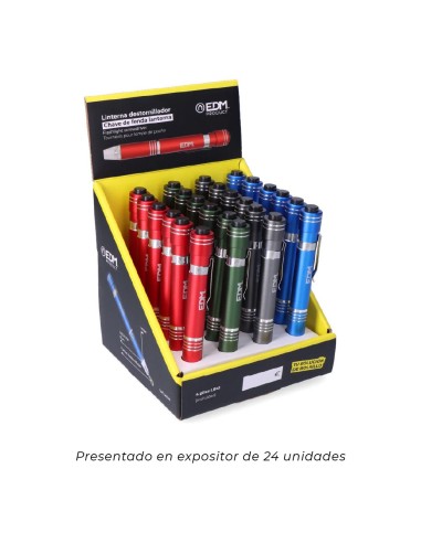 Linterna - destornillador con 6 puntas...