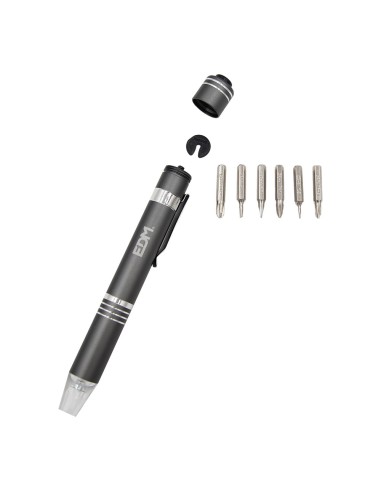 Linterna - destornillador con 6 puntas...