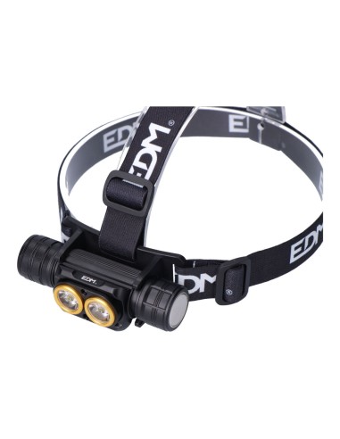 Linterna frontal 3.000lm edm