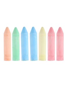 Tizas xl 19 x 4 x 4 cm colores surtidos, 7 uds