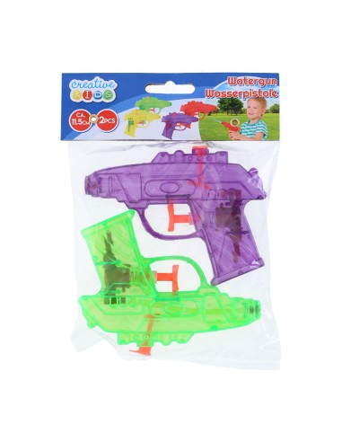 Pack 2 pistolas de agua 11,5cm creative kids...