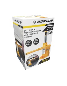 Gato hidráulico de botella 2 ton ø9,2 x 15,5cm 2,4kg dunlop 2