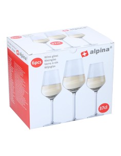 Set 6 copas de vino blanco 37cl alpina 2