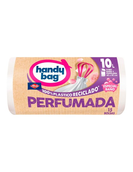 Bolsa de basura perfumada 10 l (45 x 45 cm) 15 uds