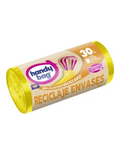 Bolsa de basura amarilla especial envases 30 l (55 x 60 cm) 15 uds