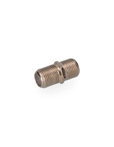 Conector empalmador "f" macho-macho parabolica envasado edm