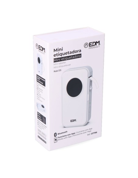 Impresora etiquetadora térmica bluetooth mini