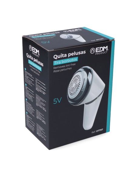 Quita pelusas eléctrico recargable edm