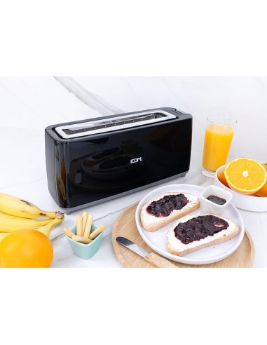 Tostadora ranura larga black design 900 w